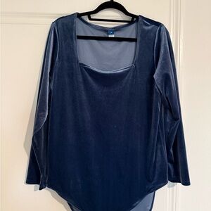 Blue Velvet Bodysuit